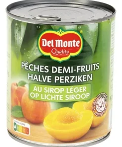 DEL MONTE demi-pêche sirop cons 825g