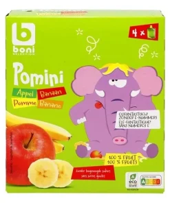 B Pomini comp. pomme et banane 4x90g