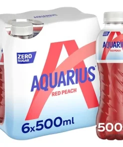AQUARIUS Daily Hydr. Red Peach Zero 50cl (1pc)