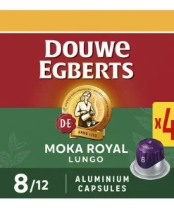 DOUWE EGBERTS caps Lungo 8 Moka R. 40pc (1pc)